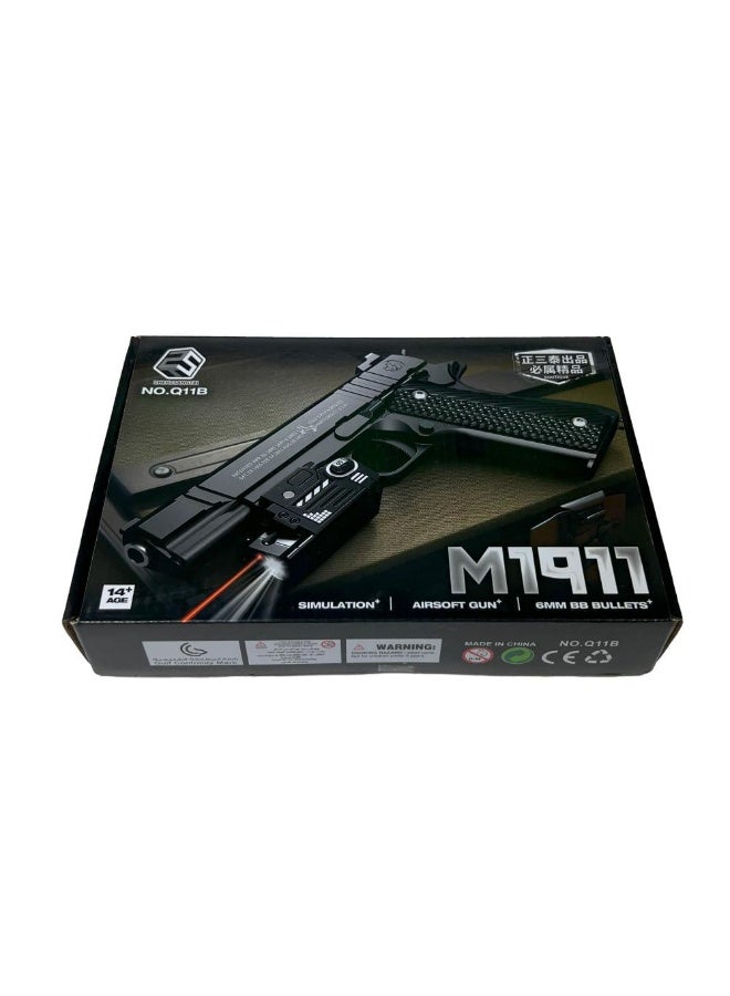 كولت لعبة مسدس  حديد وبلاستيك  M1911 مع ليزر - Image 3